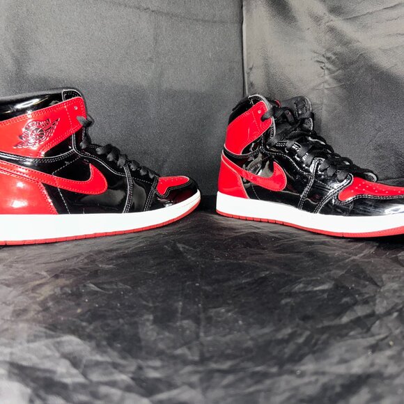 Air Jordan 1 Retro High OG Patent Bred – Mens Size 10 - Picture 2 of 9